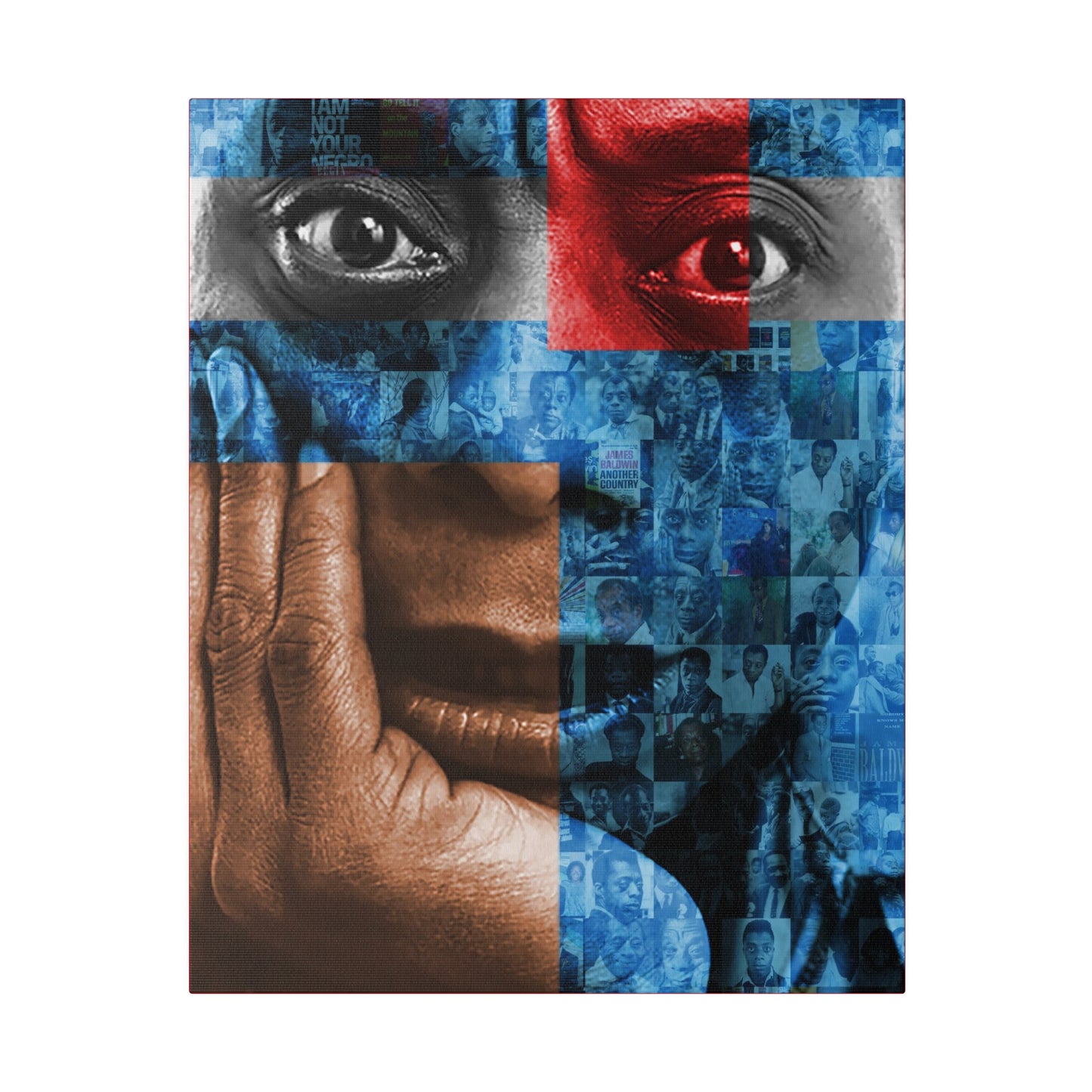 Red Eye - James Baldwin Matte Canvas, Stretched, 0.75"