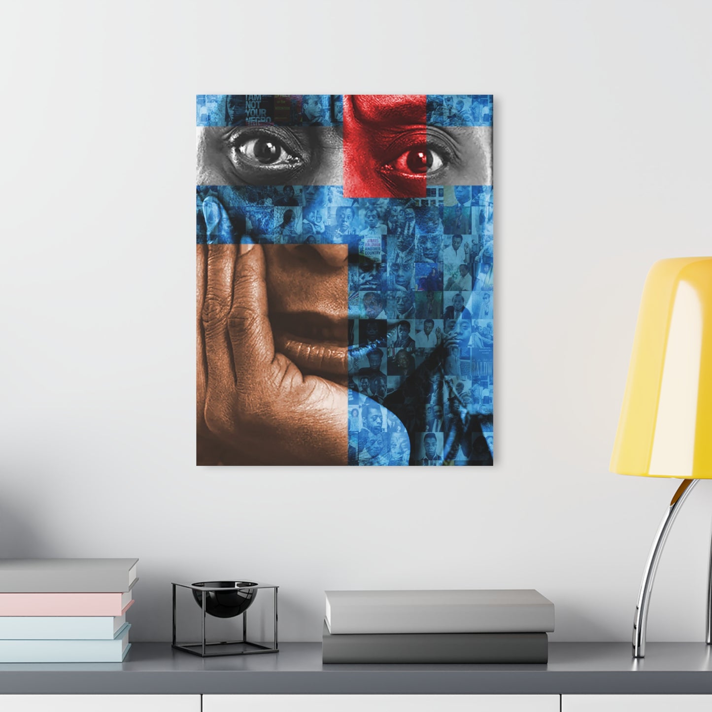 Red Eye - James Baldwin Acrylic Prints (French Cleat Hanging)