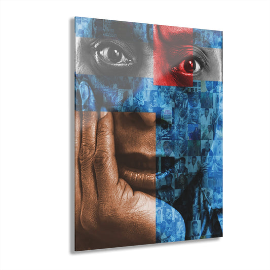 Red Eye - James Baldwin Acrylic Prints (French Cleat Hanging)