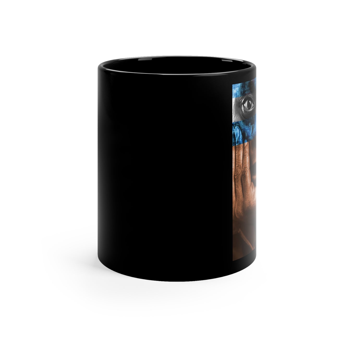 Red Eye - James Baldwin 11oz Black Mug