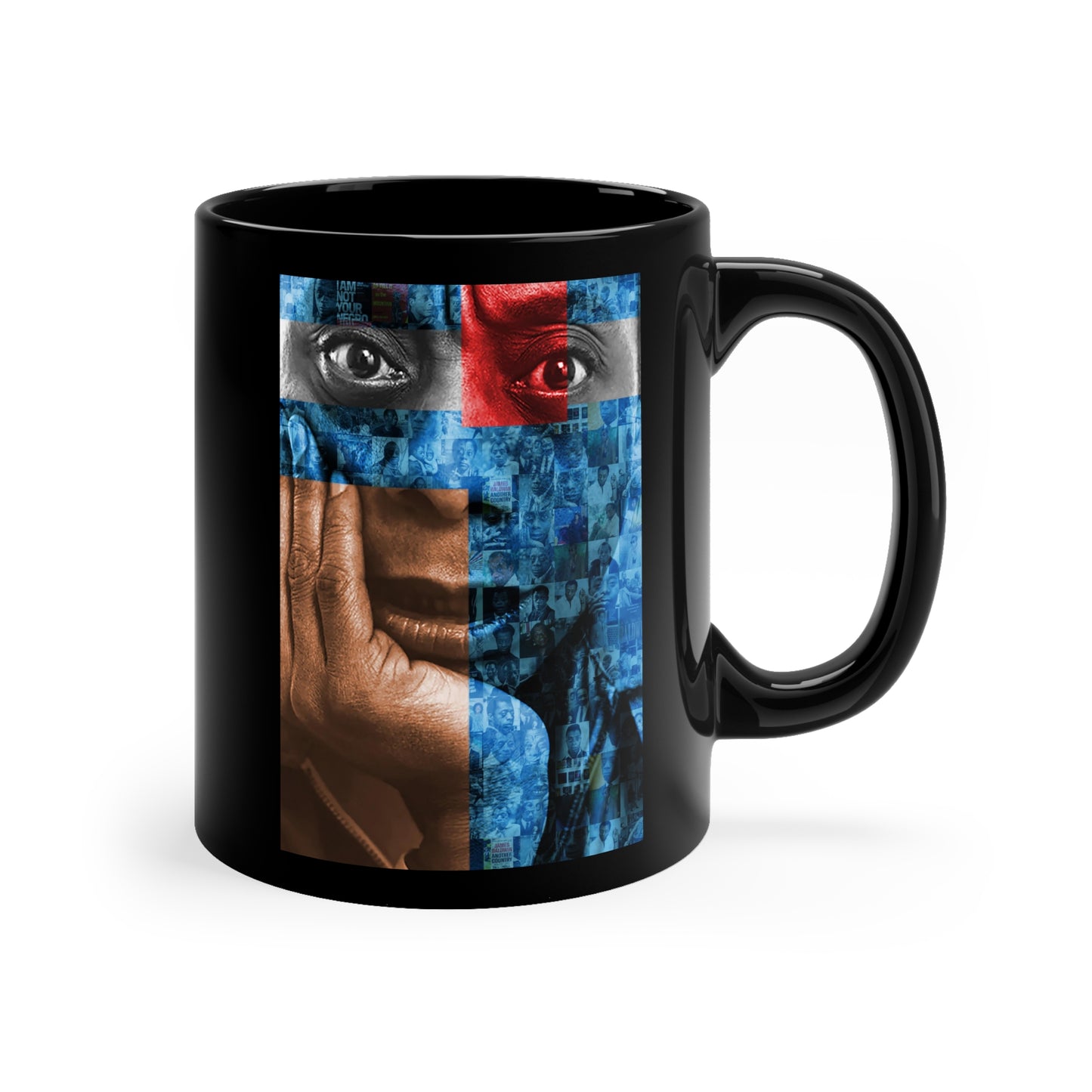 Red Eye - James Baldwin 11oz Black Mug