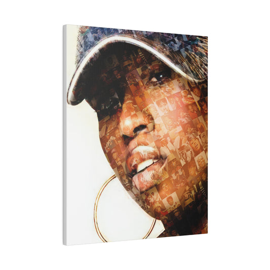 Gossip - Missy Elliott Matte Canvas, Stretched, 0.75"