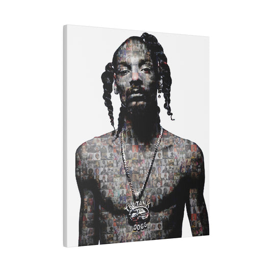 D O Double G - Snoop Dogg Matte Canvas, Stretched, 0.75"