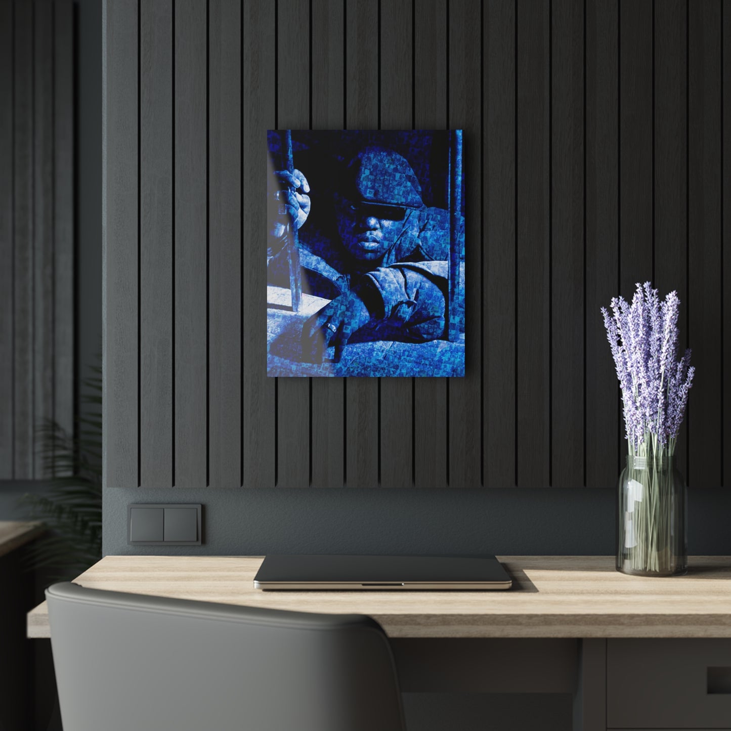 Where BKLN At - Notorious B.I.G. Acrylic Prints (French Cleat Hanging)