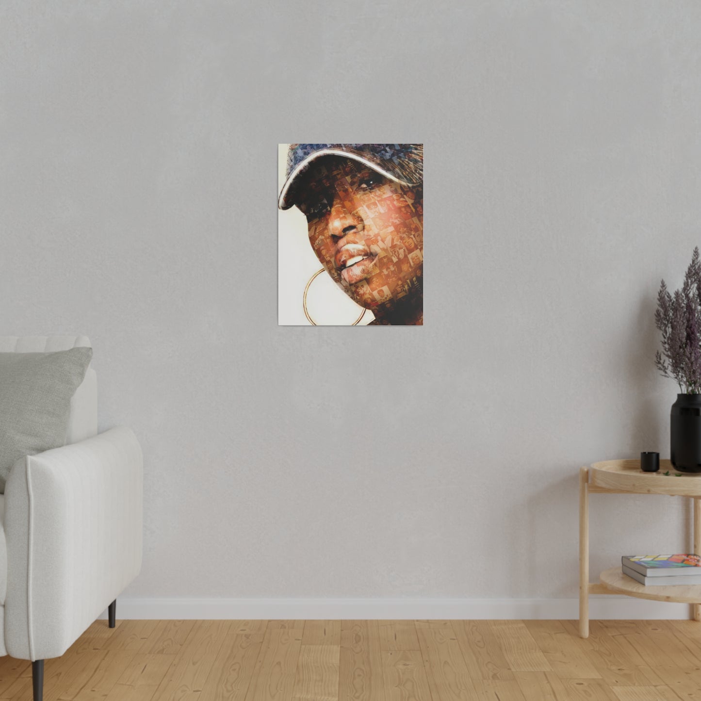 Gossip - Missy Elliott Matte Canvas, Stretched, 0.75"