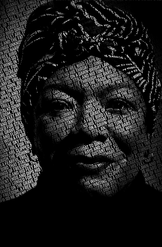 MAYA ANGELOU COLLECTION - "CAGED BIRD"  HALO