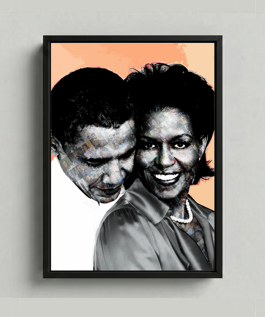 THE OBAMAS COLLECTION - FRAMED PRINT